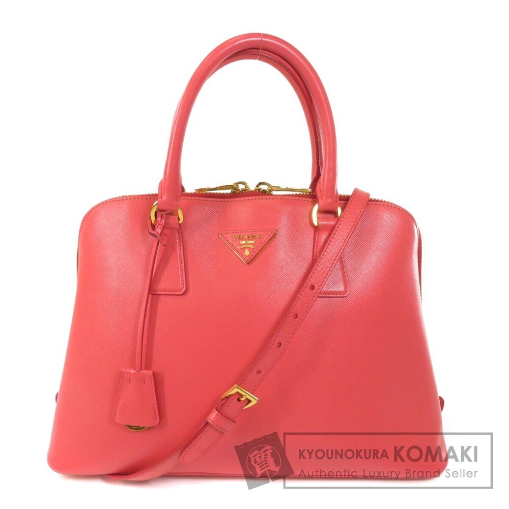 Prada Promenade handbag Saffiano leather Red